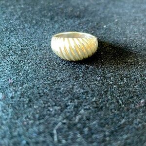 Vtg Sterling Shrimp Ring